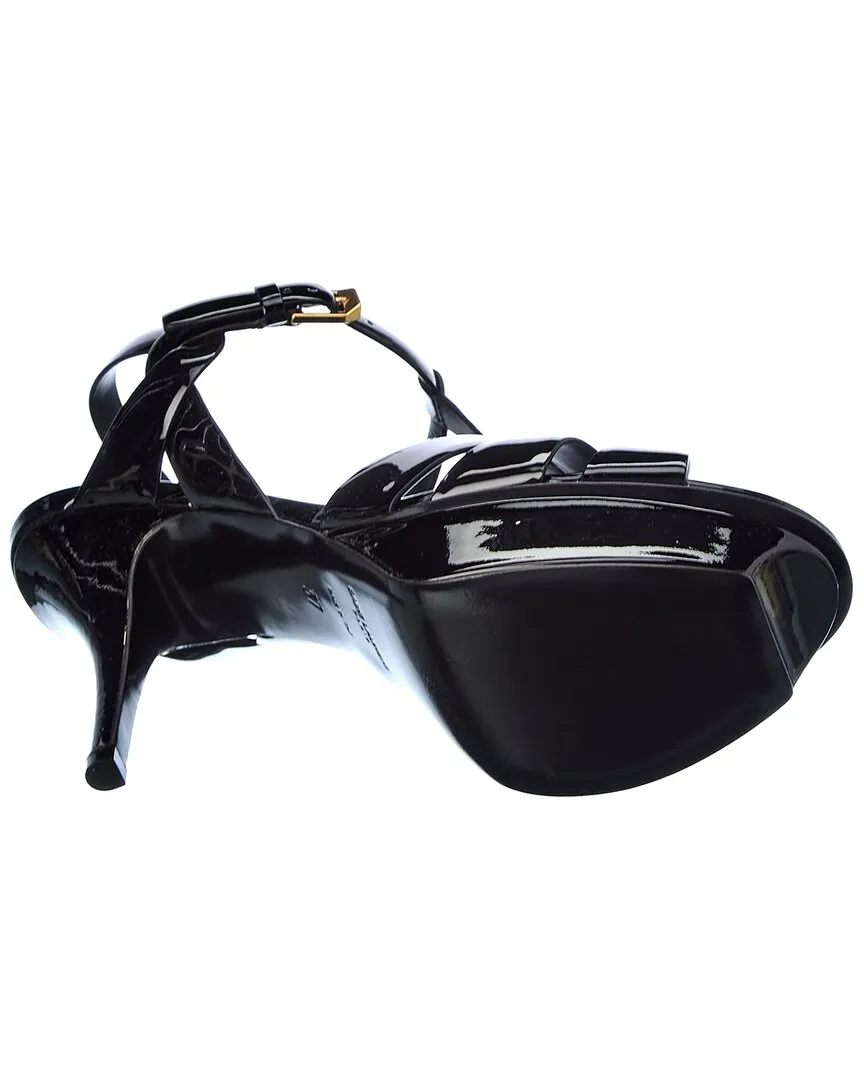 Discounted delivery Patent Saint 75 Limited supply Laurent Tribute Platform Sandal