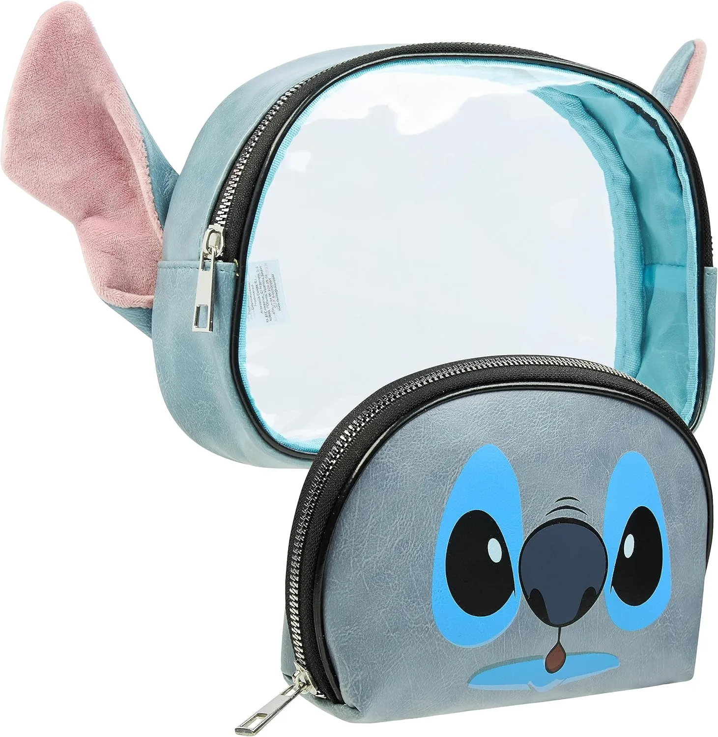 Disney Stitch Toiletry Bag for Women Teens Cute Travel Accessories Zipped Make Up Bag Cosmetics Storage Gifts for Her