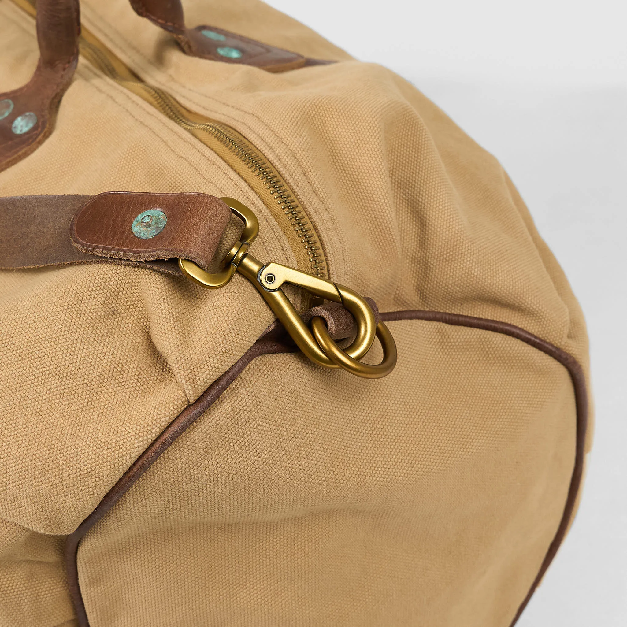 Double RL Canvas Travel Sports Duffle Bag