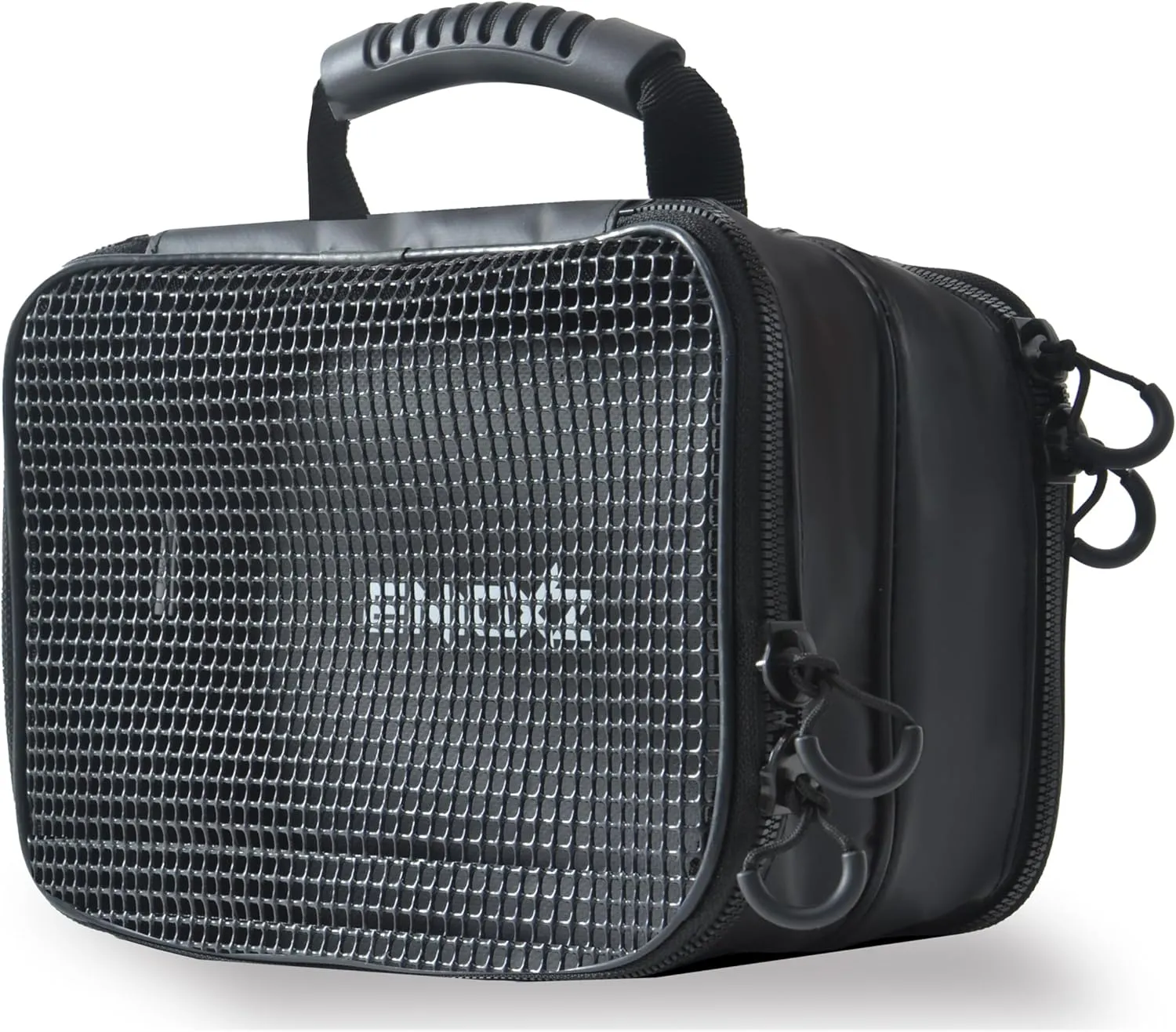 Double Sided PVC Mesh Tackle Bags Wallet Medium | Heavy Duty Compact Water-Resistant Tarpaulin Fish Grab Bag | Garage Drawer Oraganizer Storage | Zipped Mesh Open Top with Optimal Drainage