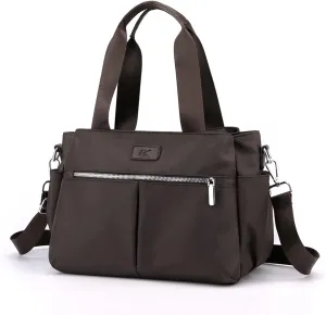 DOURR Hobo Handbags Light Nylon Crossbody Bags for Women, Multi Compartment Work Going Out Tote