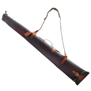 DR699 Leather Gun Slip with Shoulder Strap Brown/ Tan