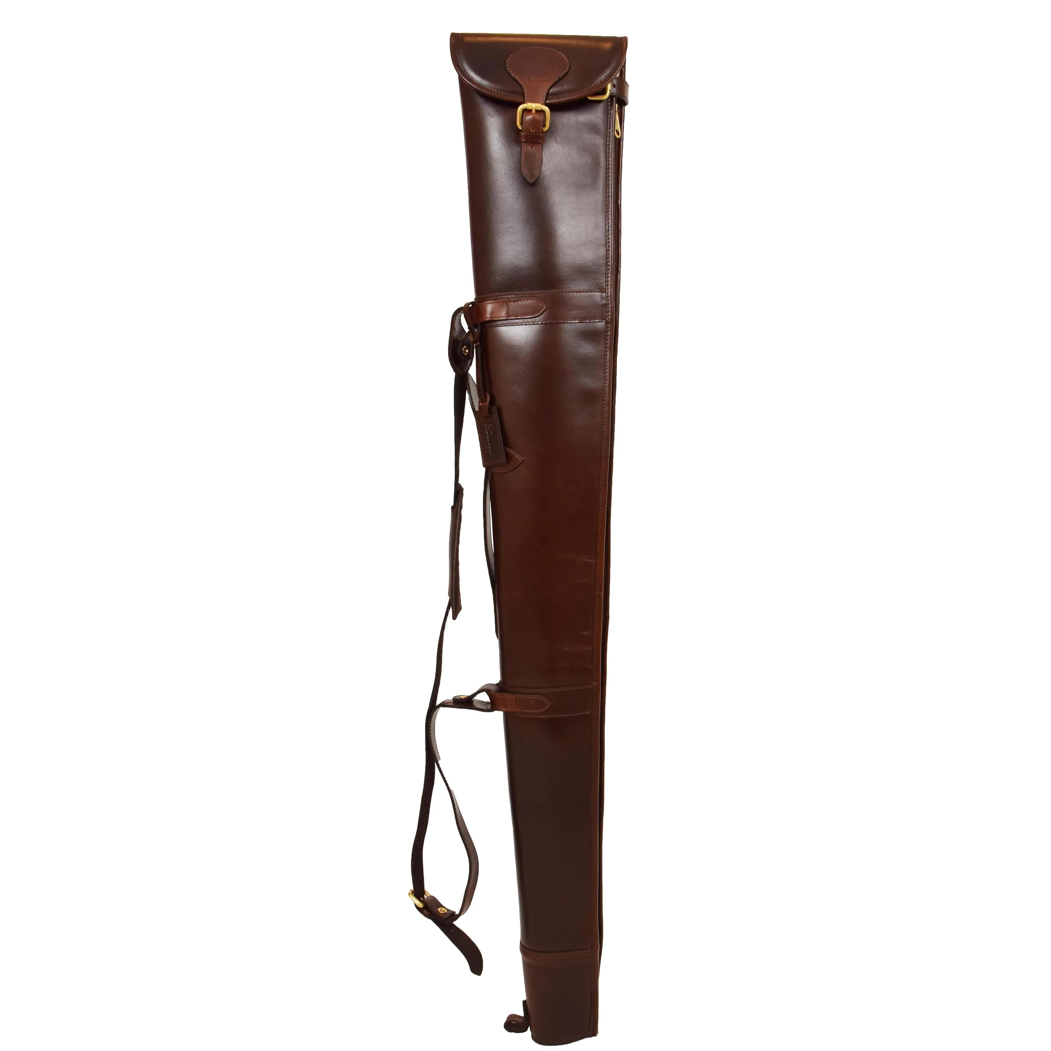 DR699 Leather Gun Slip with Shoulder Strap Brown