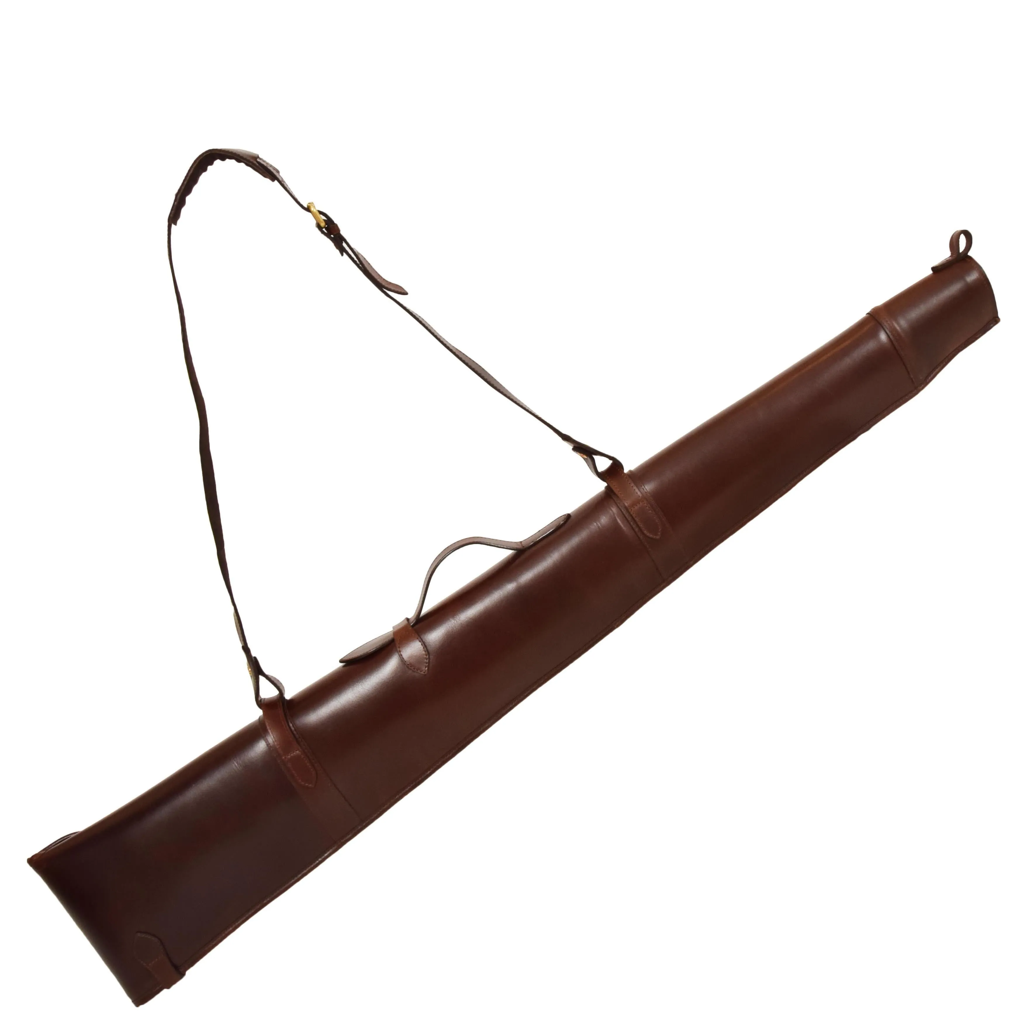 DR699 Leather Gun Slip with Shoulder Strap Brown