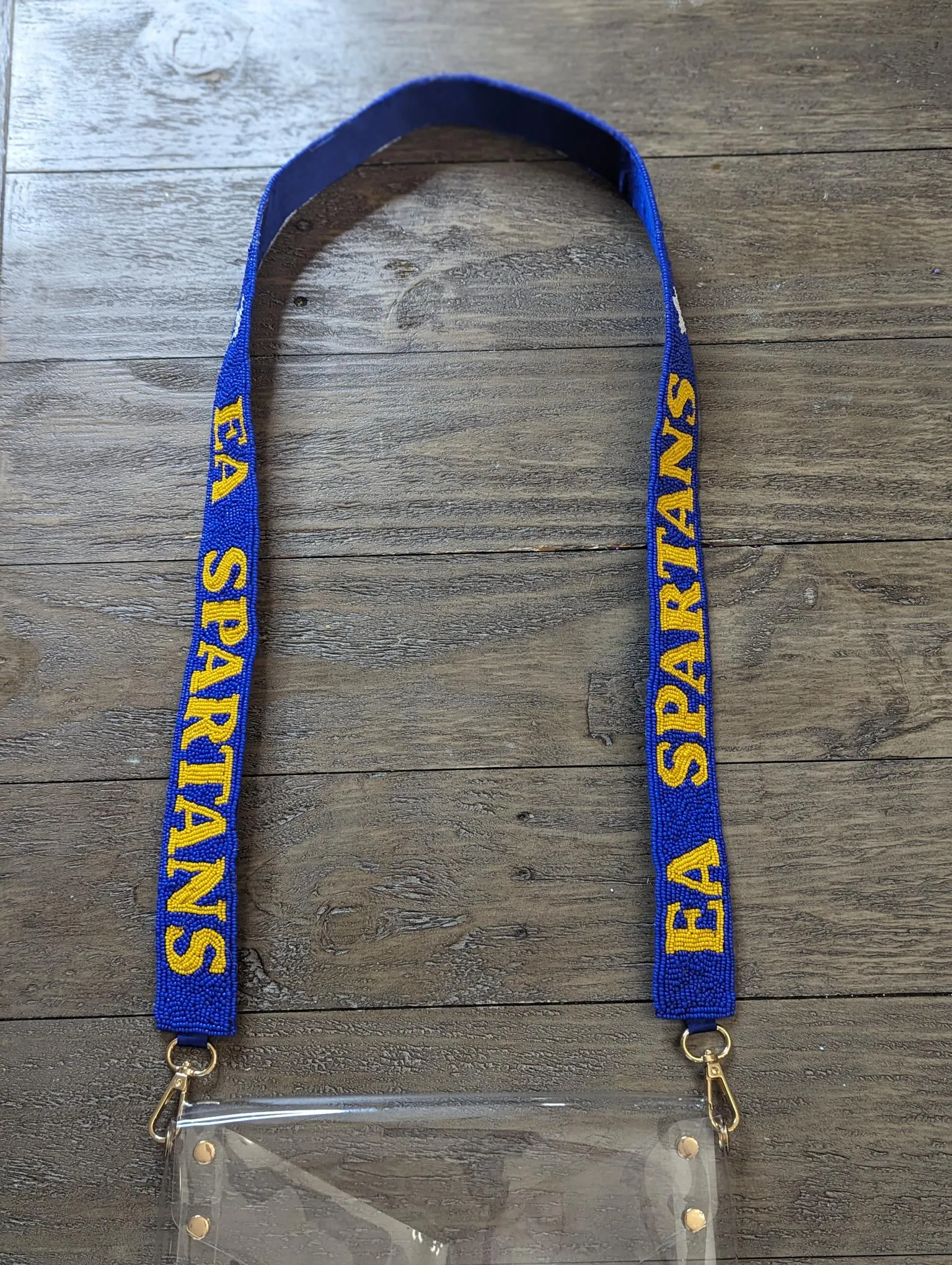 EA SPARTANS | Custom Beaded Purse Strap