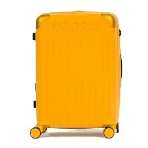 Eco Lite Expandable Checked In | Medium | Golden Yellow