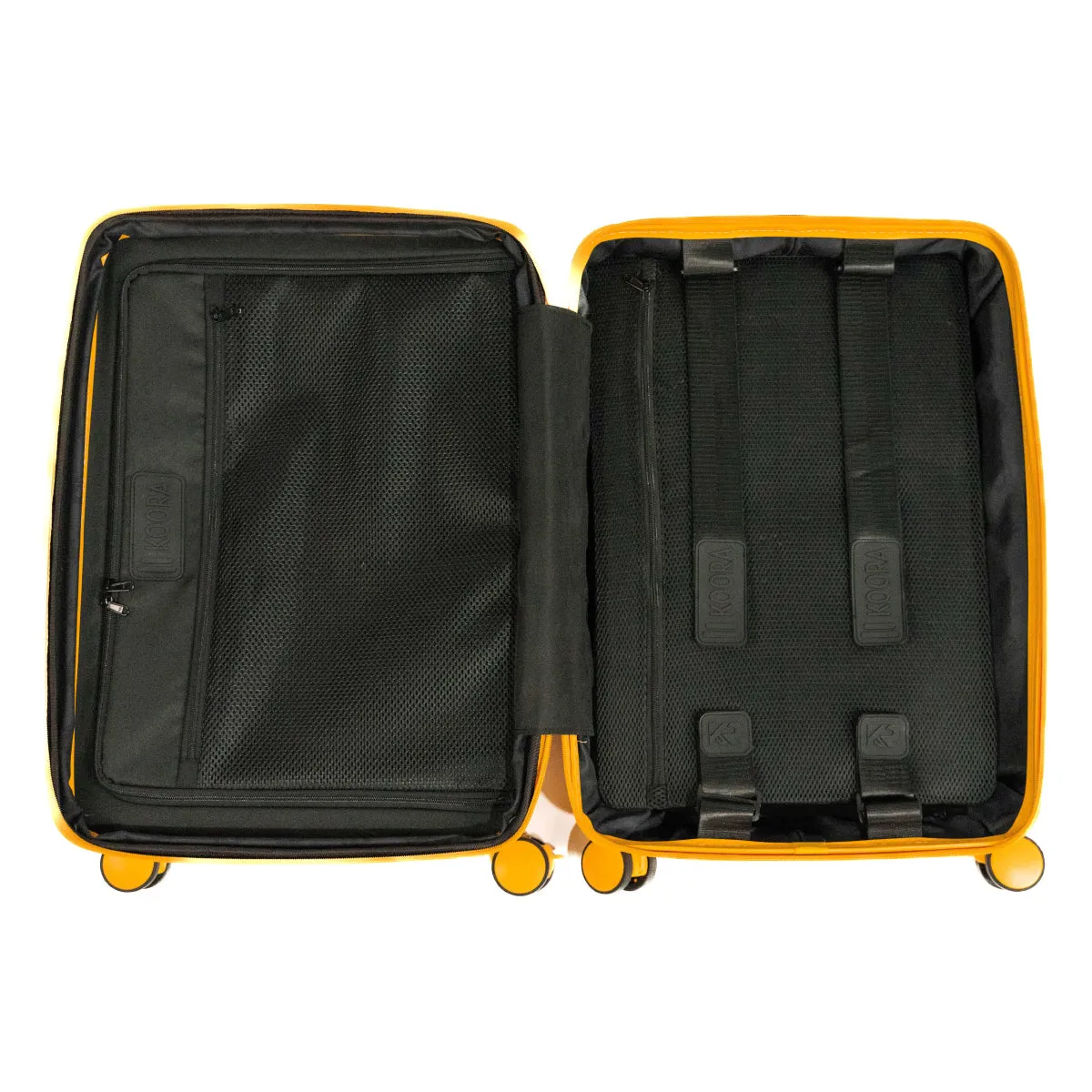 Eco Lite Expandable Checked In | Medium | Golden Yellow