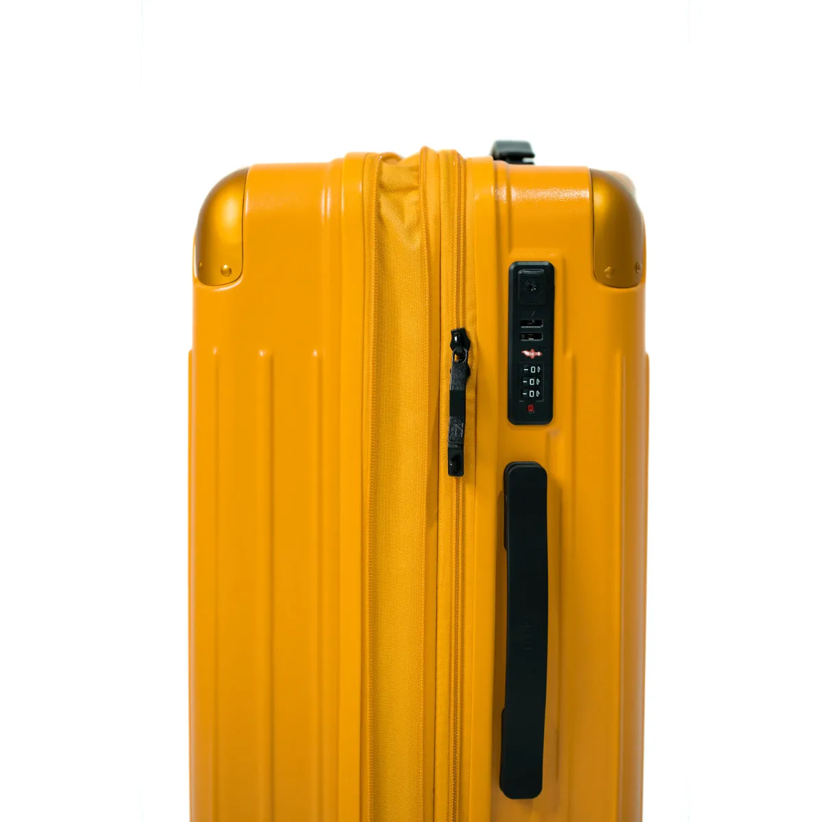 Eco Lite Expandable Checked In | Medium | Golden Yellow