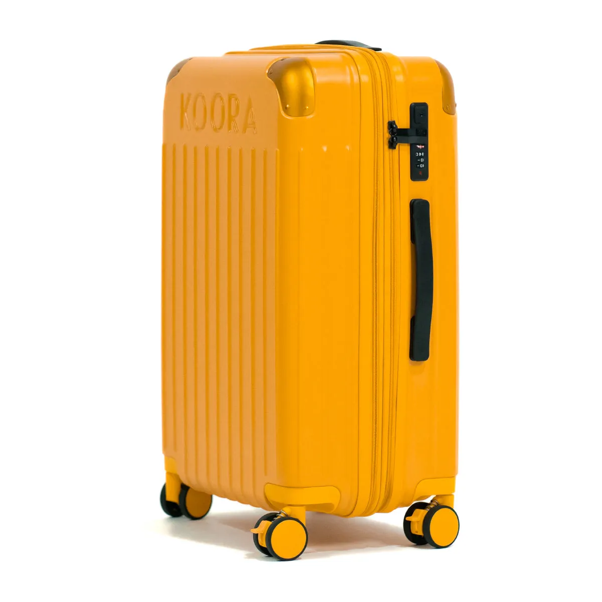 Eco Lite Expandable Checked In | Medium | Golden Yellow