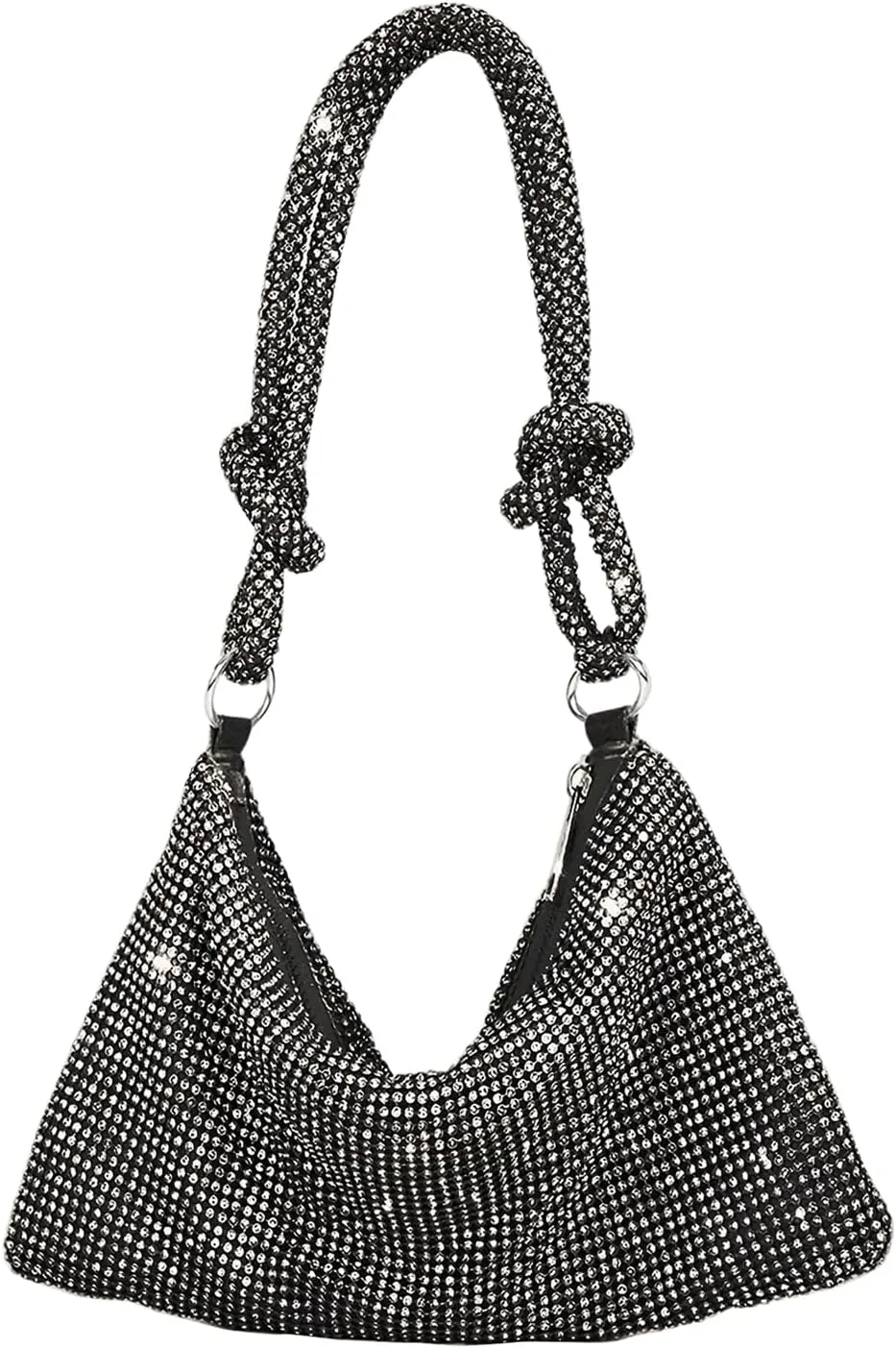 Elegant Rhinestone Evening Bags for Women - Sparkling Clutch Purses for Parties, Proms, Weddings, Night Outs, Formal Events