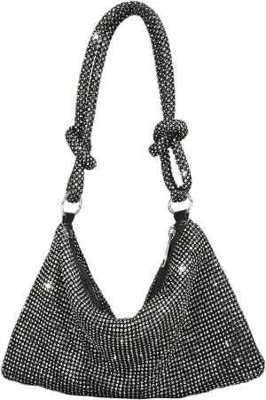Elegant Rhinestone Evening Bags for Women - Sparkling Clutch Purses for Parties, Proms, Weddings, Night Outs, Formal Events