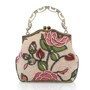 Embroidered Vintage Small Handbag