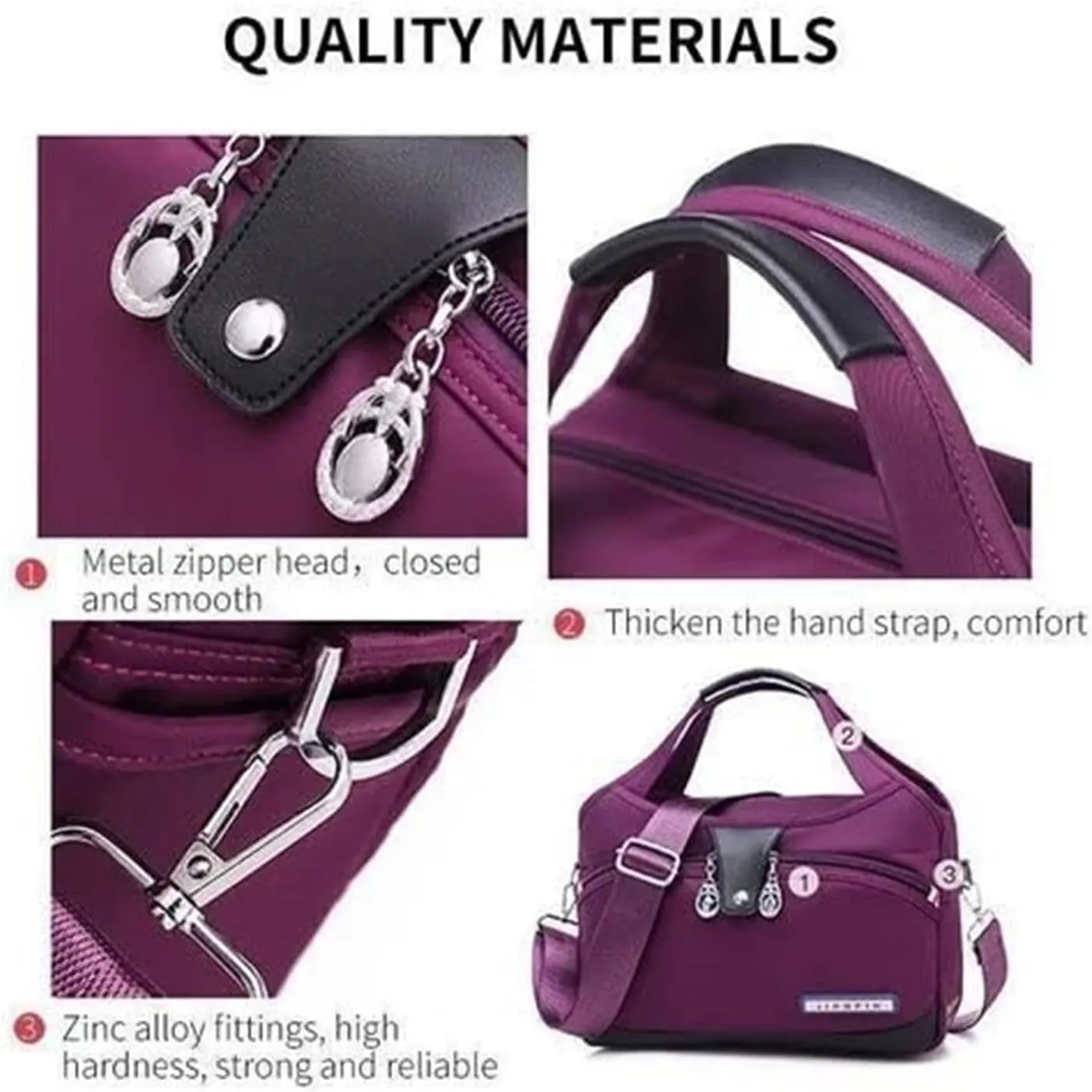 Emrefashion Bags, Women's Fashion Anti-Theft Handbag, Crossbody Bag, Shoulder Handbags, Waterproof Oxford Cloth (Camouflage Blue,One size)