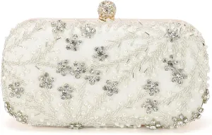 Evening Bags Clutch Purses for Women Formal, Bridal Purses Rhinestone Handbags Shoulder Bag with Chain Sparkly