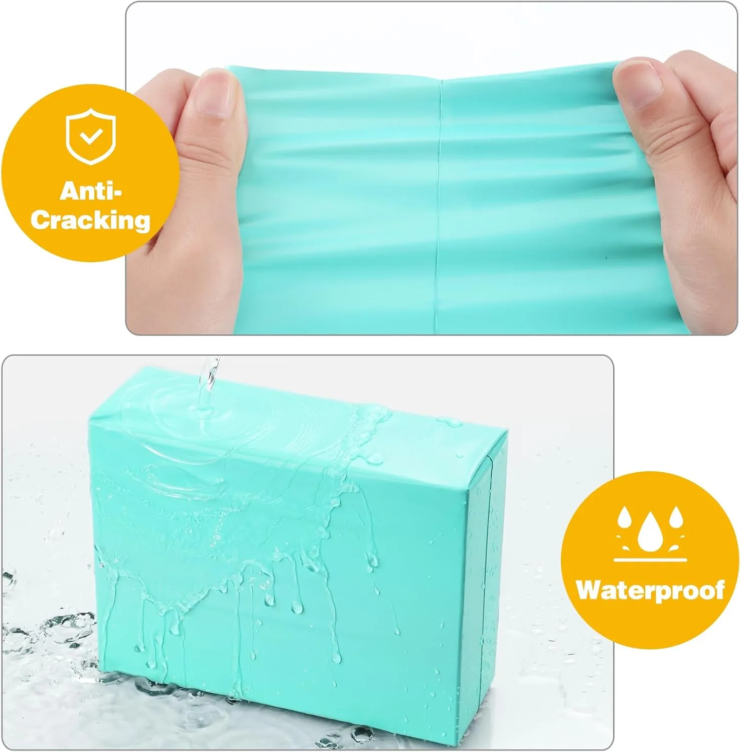 Famagic Poly Mailers, 200pc 12x15.5 Inch Shipping Bags, Chic Opaque Packaging Bags for Small Business, Tearproof and Waterproof Mailing Envelopes for Clothing Supplies, Self Seal Mailers Bags Teal