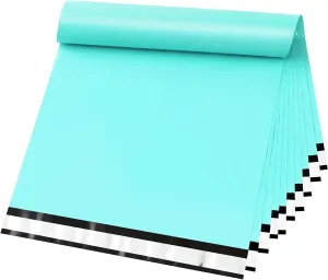 Famagic Poly Mailers, 200pc 12x15.5 Inch Shipping Bags, Chic Opaque Packaging Bags for Small Business, Tearproof and Waterproof Mailing Envelopes for Clothing Supplies, Self Seal Mailers Bags Teal