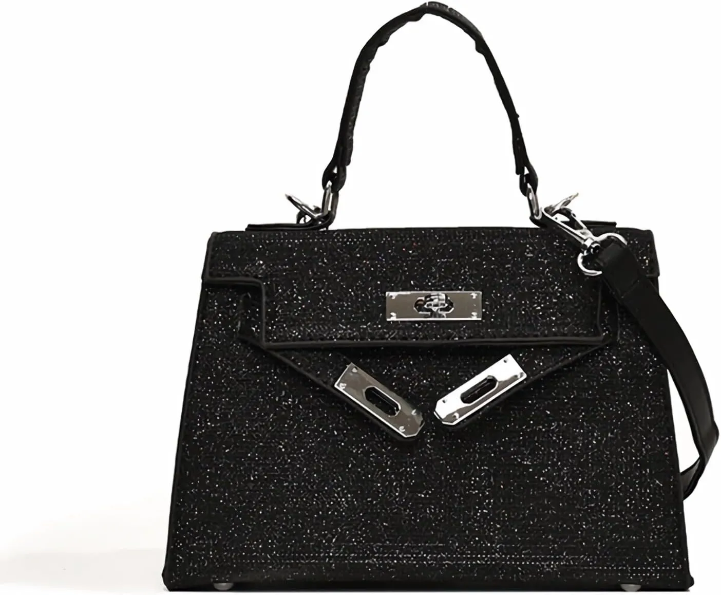Fashion women's underarm Purses adjustable shoulder straps shoulder bags and crossbody bags shiny handbags