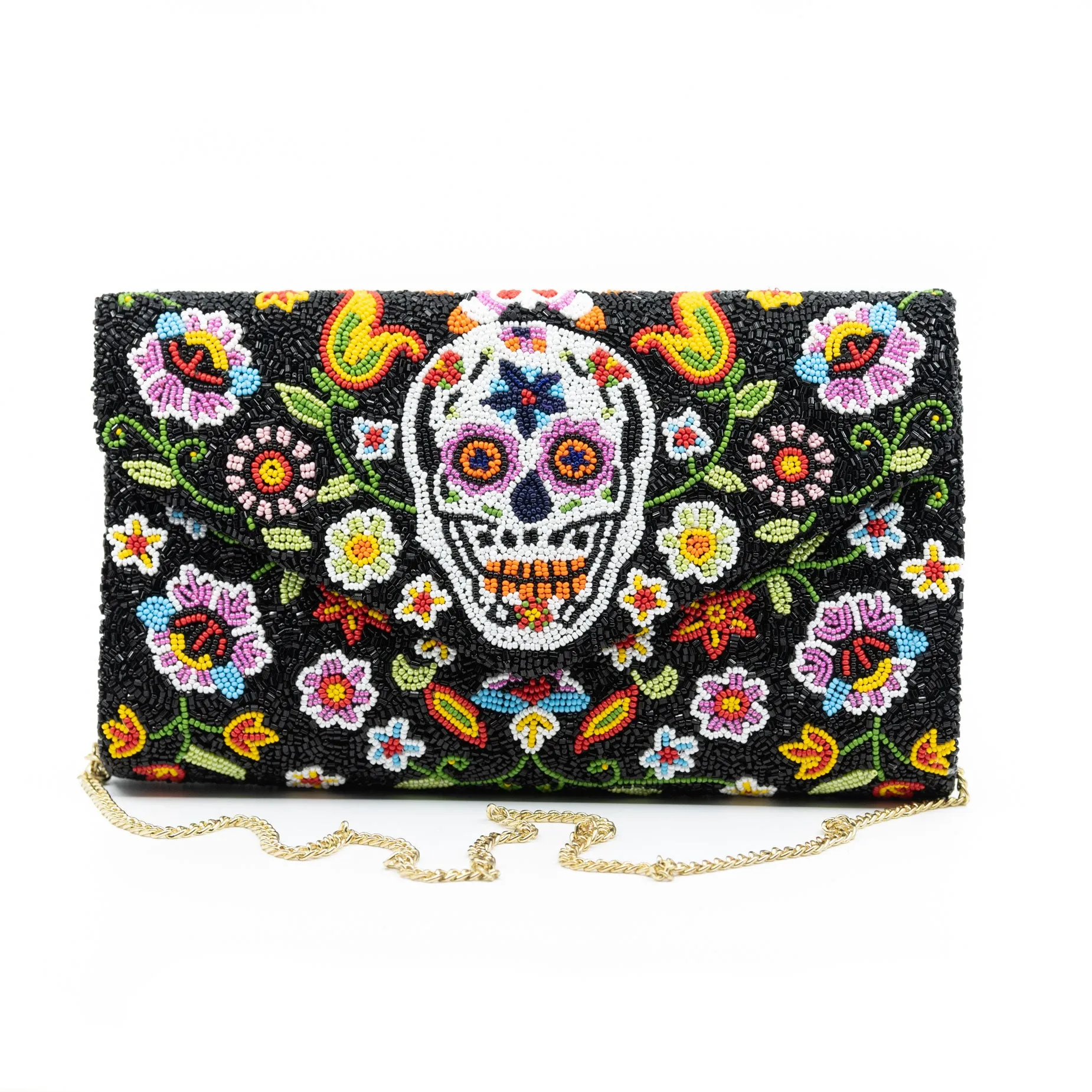 Floral Skull Envelope
