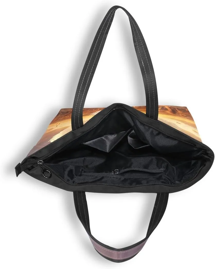 Flying Bird Shoulder Bags Large Handle Ladies Handbag