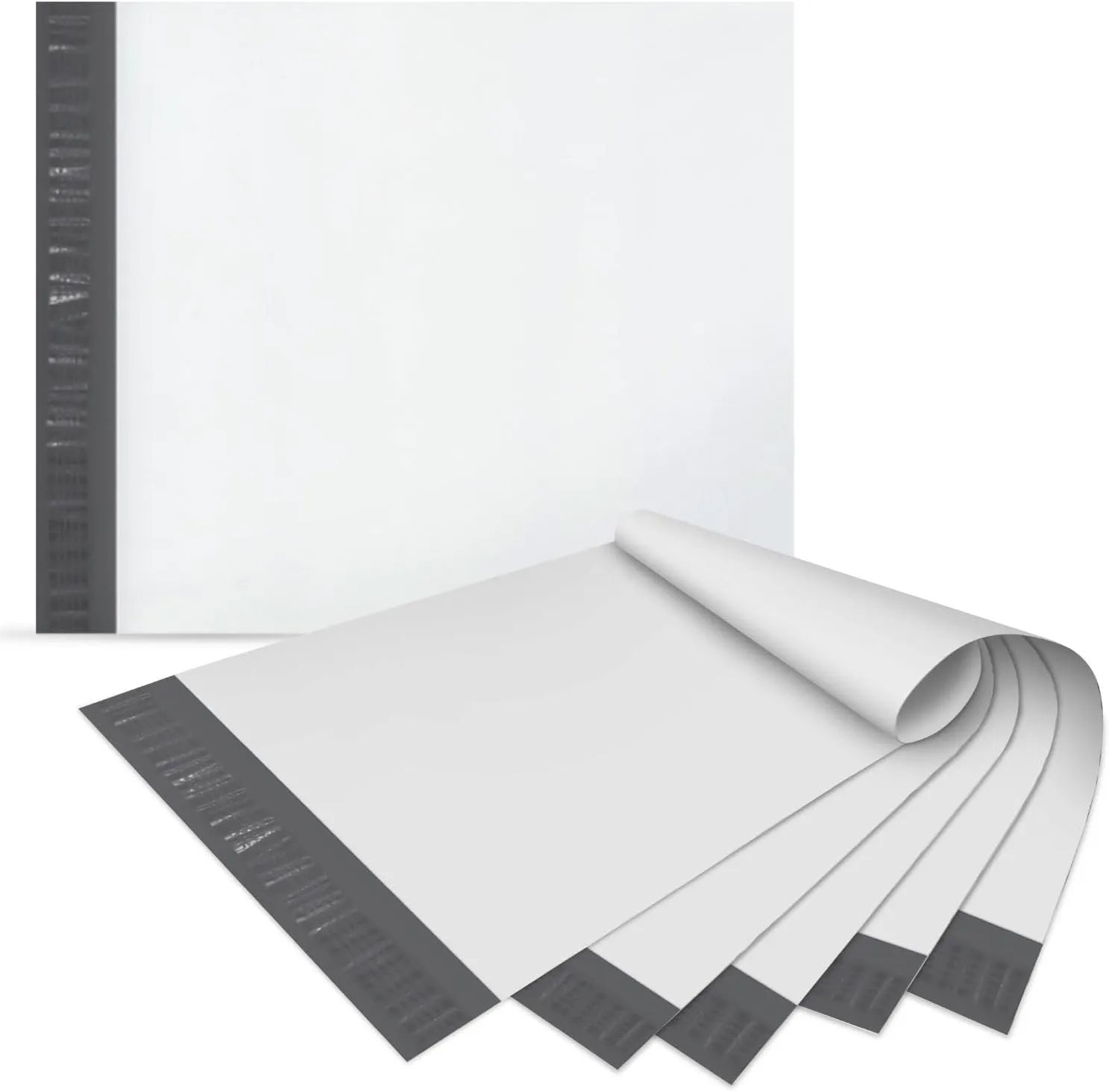 Fosmon 14.5x19 (50 Pack) Large Poly Mailers, Self-Seal Tear-Proof Waterproof Strong Adhesive Shipping Envelopes Bags for Clothing, Business Suppliers