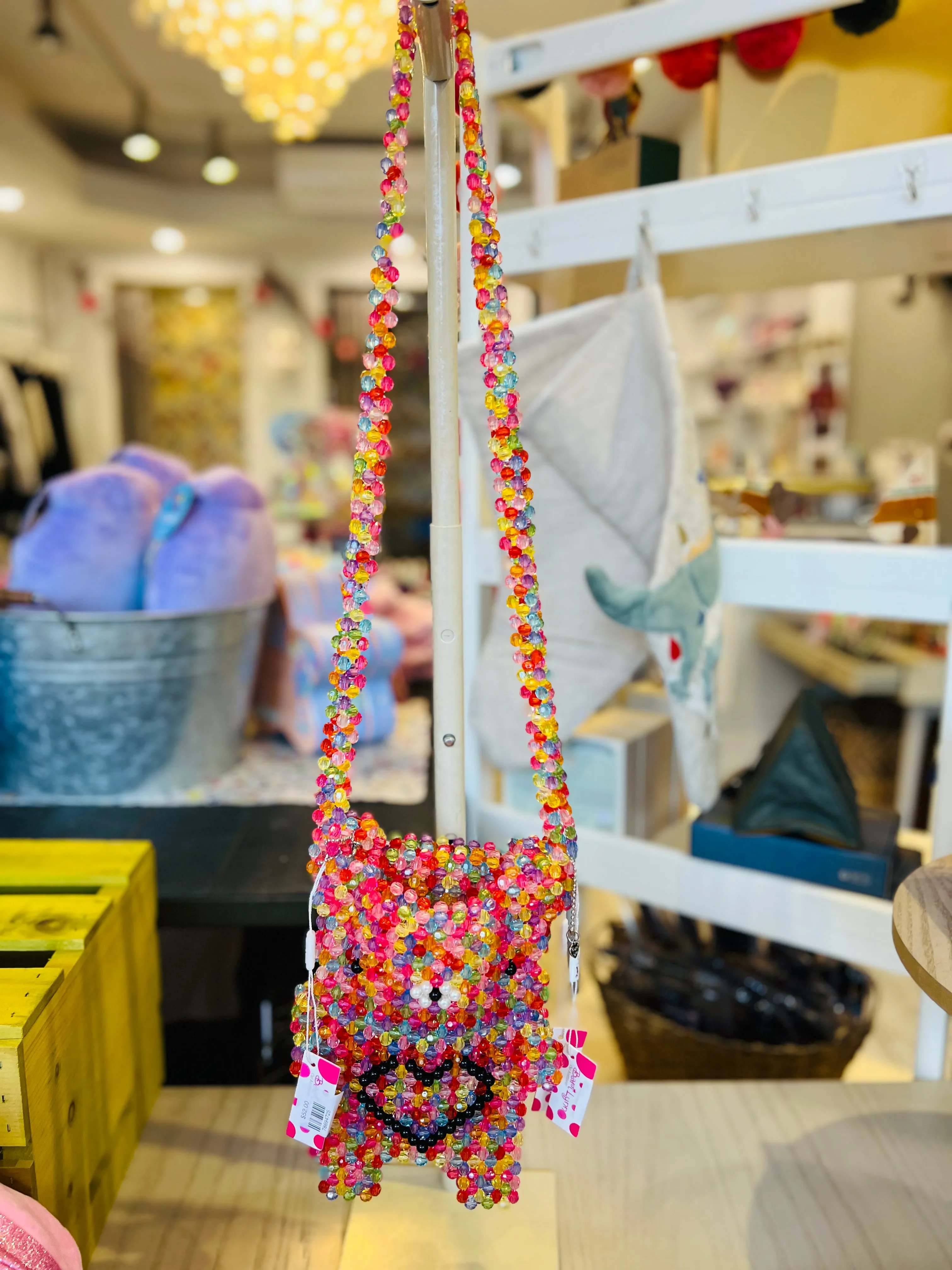 Girls Handbag | Gummy Bear- Beaded Multi | Bari Lynn Accessories