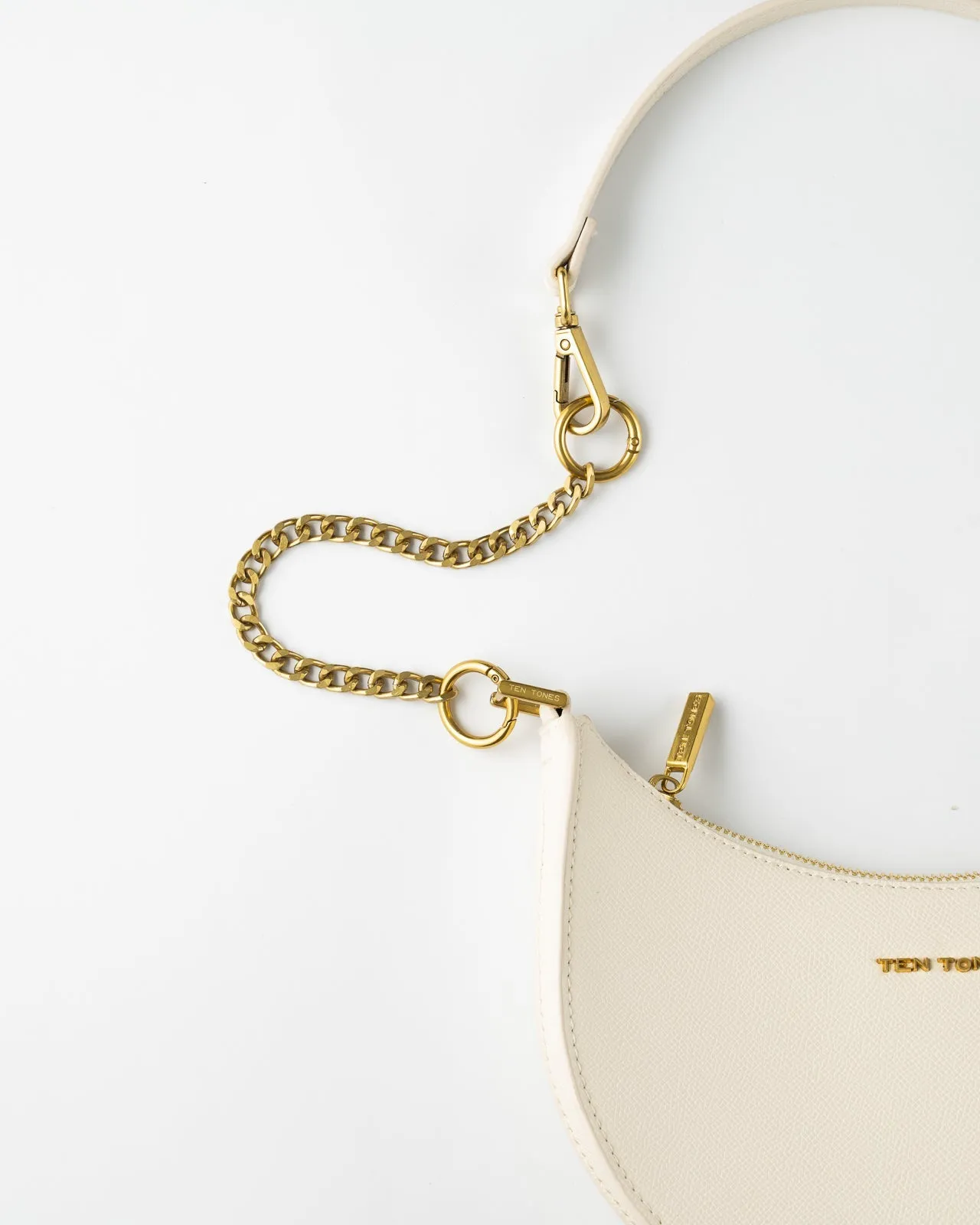 Grayson Moon Bag Bone White
