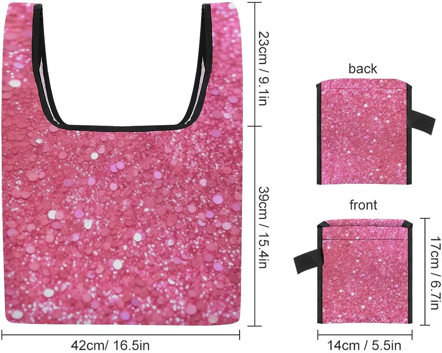 Grocery Bag Reusable Tote Bag Foldable Teal And Gold Marble Shopping Bag Handbag Washable Shoulder Bag for Travel