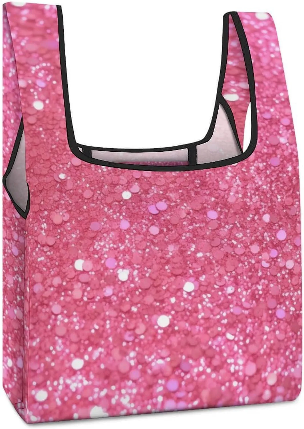 Grocery Bag Reusable Tote Bag Foldable Teal And Gold Marble Shopping Bag Handbag Washable Shoulder Bag for Travel