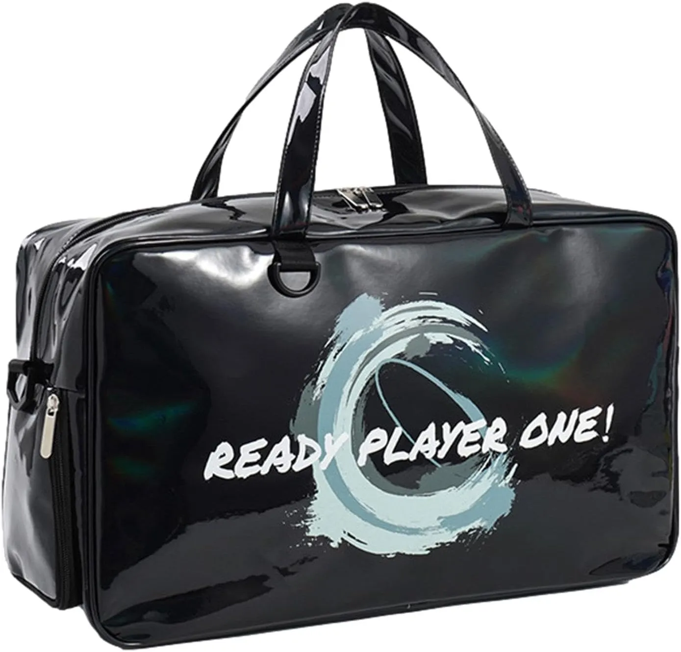 Gym Duffel Bag | Multi-Compartment Handheld Storage Bag | Large-Capacity for Fitness, Beach, Sports, Swimming & Camping, Black, L