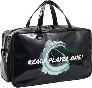 Gym Duffel Bag | Multi-Compartment Handheld Storage Bag | Large-Capacity for Fitness, Beach, Sports, Swimming & Camping, Black, L