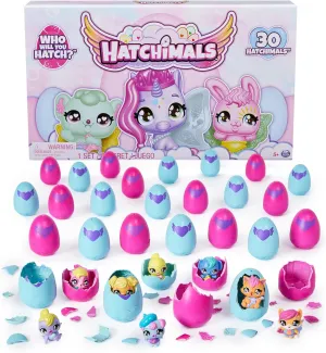 Hatchimals Alive CollEGGtibles 30 Egg Mystery Value Pack - Mini Figures Ultimate Cracking Set: Who Will You Hatch - Easter Basket Pack -30 Unique Figures, Party Favors, Easter Egg Pack (Age 3 )