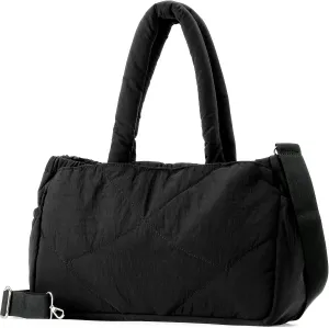 Herald Puffer Tote Bag for Women, Quilted Large Crossbody Shoulder Purse Handbag with Laptop Compartment & Multi Pocket