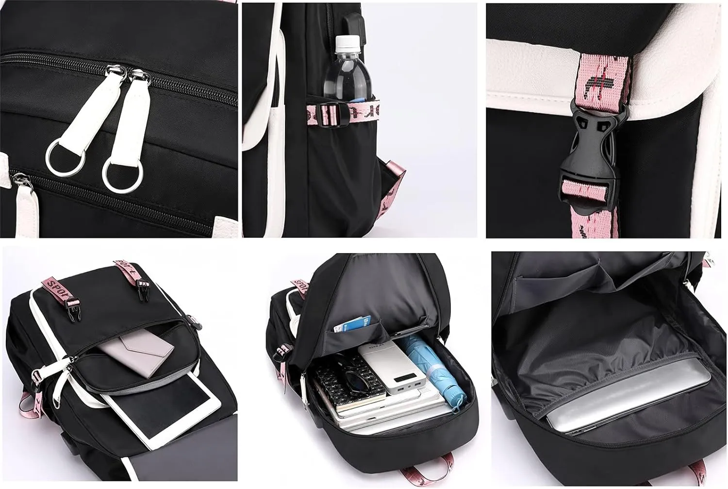 ISaikoy Anime Komi can't communicate Backpack Shoulder Bag Bookbag Student School Bag Daypack Satchel B11