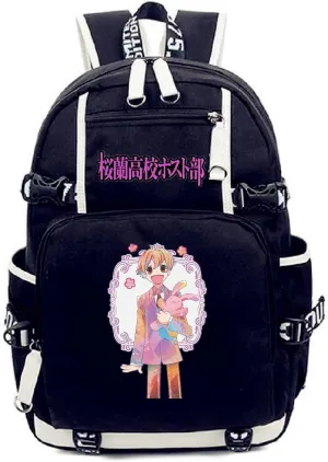 ISaikoy Anime Ouran High School Host Club Backpack Shoulder Bag Bookbag Student School Bag Daypack Satchel C13