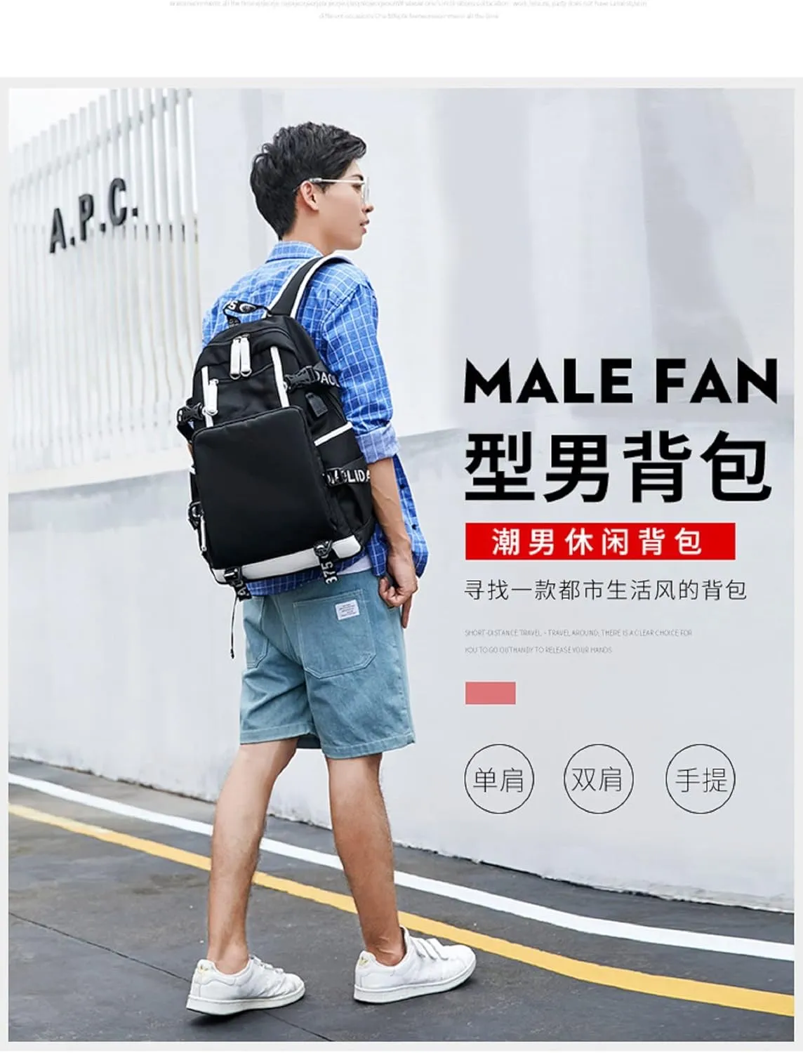 ISaikoy Anime Ouran High School Host Club Backpack Shoulder Bag Bookbag Student School Bag Daypack Satchel C13