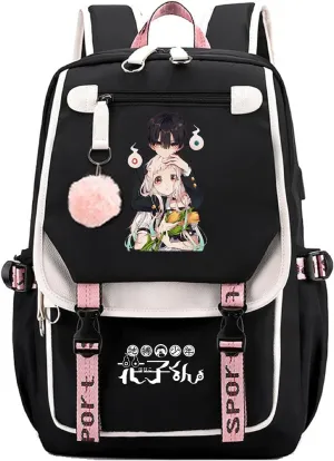 ISaikoy Anime Toilet Bound Hanako kun Backpack Handbag Bookbag Daypack School Bag Shoulder Bag Style12