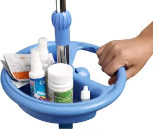 IV Pole Tray are Iv Pole Accessory for Storing Nutritional Feeding Bags Mobile Phones Small Items etc-Tray Hole Diameter 0.98 in（2.5cm）