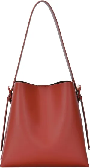 Ivy Divided Pocket Hobo Tote | Vegan Leather Tote with Adjustable Strap | Women's Purses, Handbags & Hobo Bags |