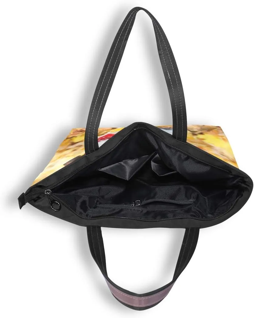 Jack Russell Terrier Shoulder Bags Large Handle Ladies Handbag