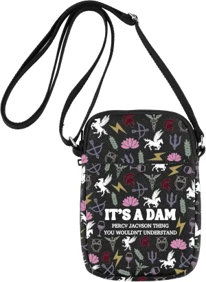 JNIAP Camp Half Blood Crossbody Bag Camp Jupiter Gift 13 Cabins Gift I'd Rather Be In Camp Half Blood Shoulder Bag ﻿