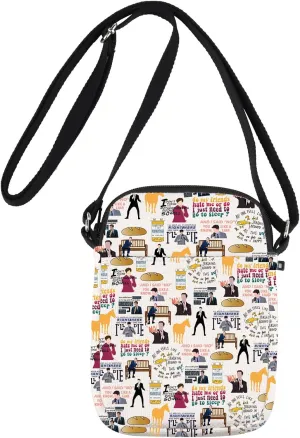JNIAP Comedian Crossbody Bag Stand-Up Comedy Gift Just Because You're Accurate Doesn't Mean You're Interesting Shoulder Bag