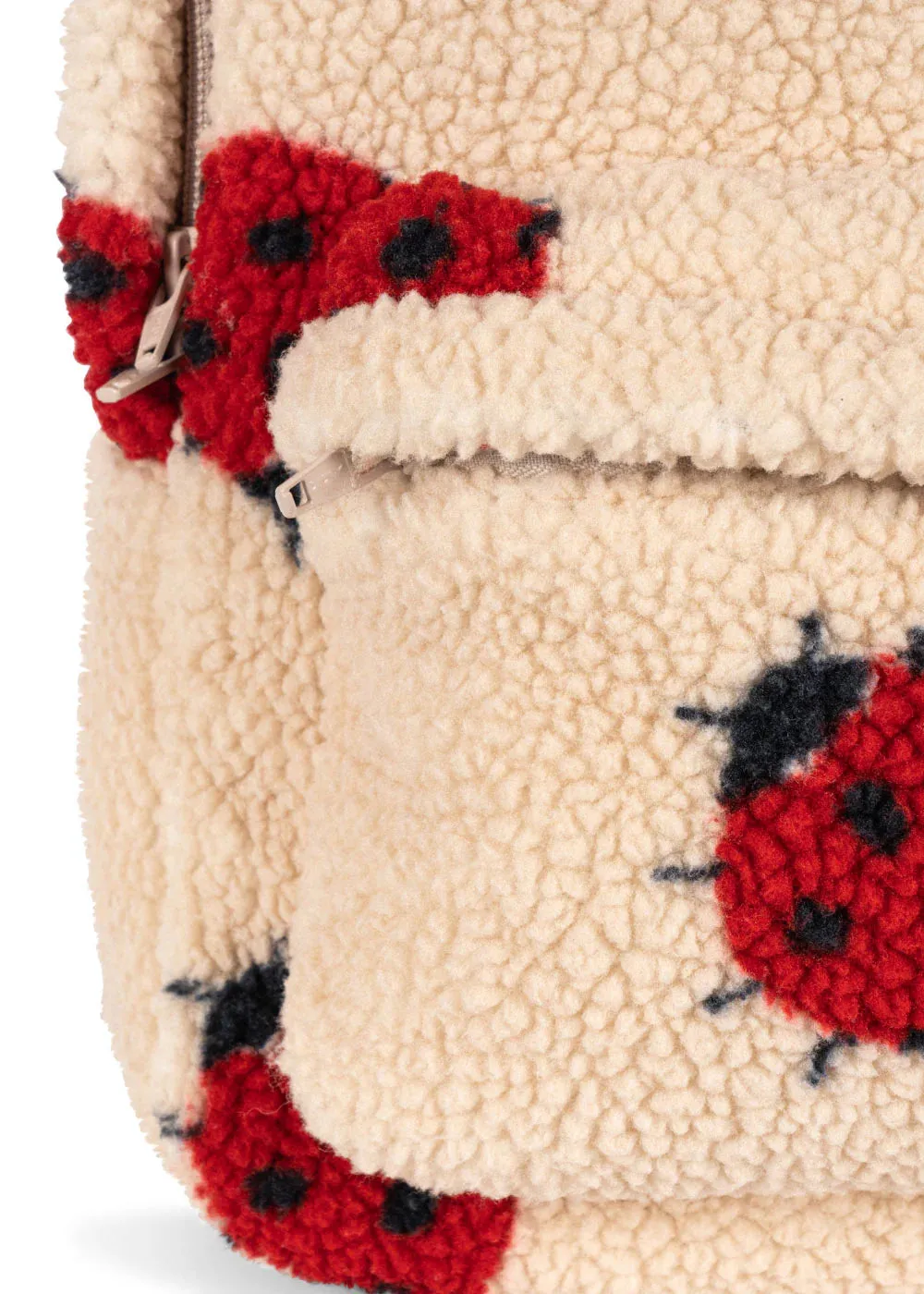 JODY TEDDY BACKPACK GRS - LADYBUG SAND