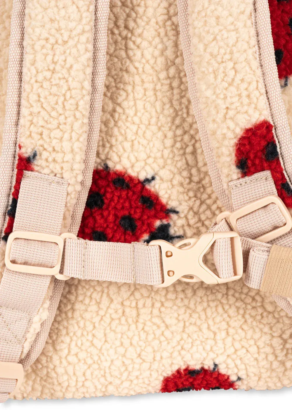 JODY TEDDY BACKPACK GRS - LADYBUG SAND