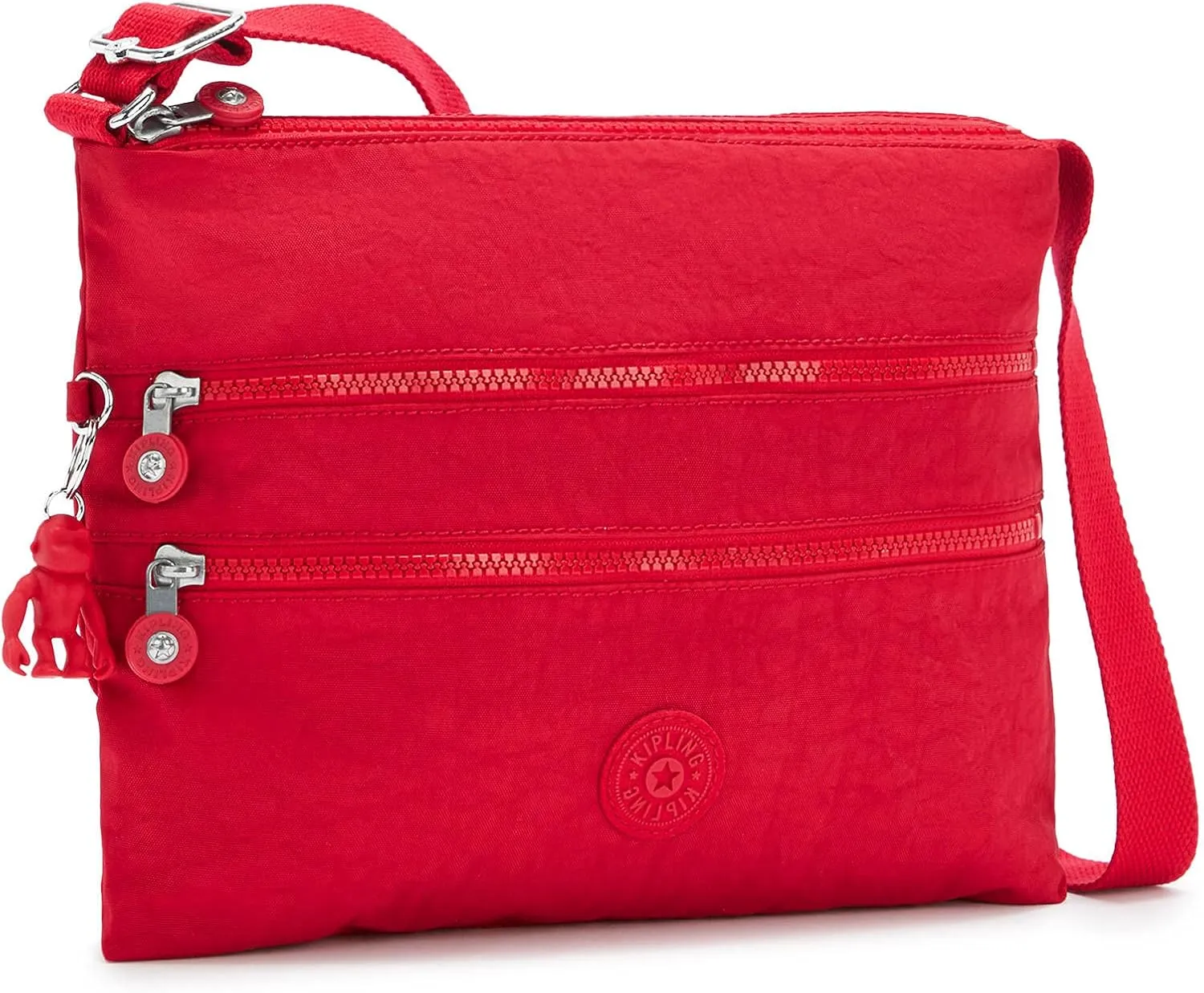 Kipling Women’s Alvar Crossbody, Super Light, Durable Messenger, Nylon Shoulder Bag