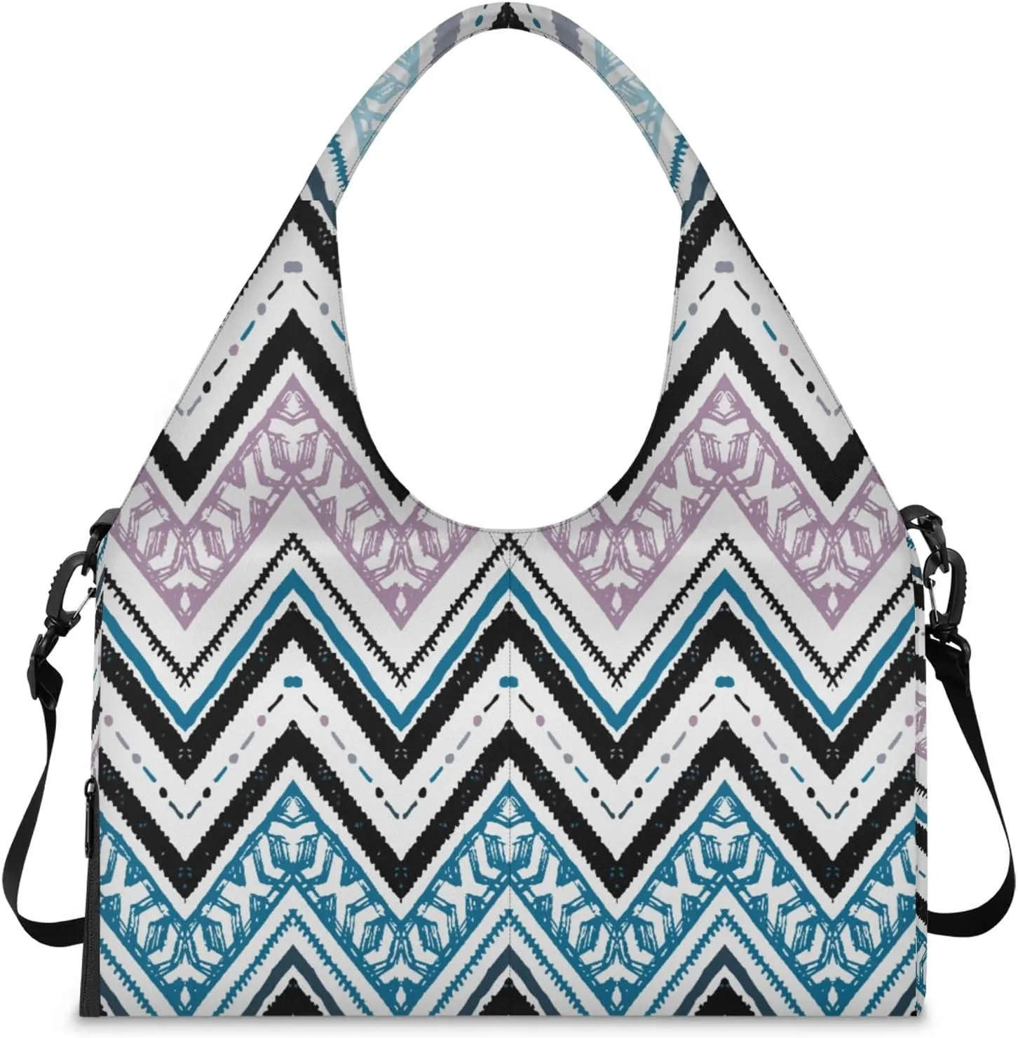 KOBLEN Yoga Gym Bags for Women Duffel Bag with Shoe Compartment and Yoga Mat Portable Weekender Bags for Pilates Travel Offices Workout Beach