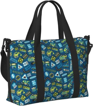 Laptop Tote Bag for Women Work - Heavy Equipment Machinery Gym Bag for Women Men, Personal Item Crossbody Travel Bags Carry On, Overnight Weekender Bags for Women Travel