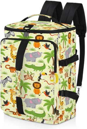 Large Sports Gym Bag With Shoe & Laptop Compartment 47L Waterproof Travel Duffel Bags for Men Women Animal Dinosaur Style Luggage Backpack Duffle Bag