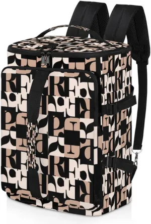 Large Sports Gym Bag With Shoe & Laptop Compartment 47L Waterproof Travel Duffel Bags for Men Women Cartoon English Letter Luggage Backpack Duffle Bag