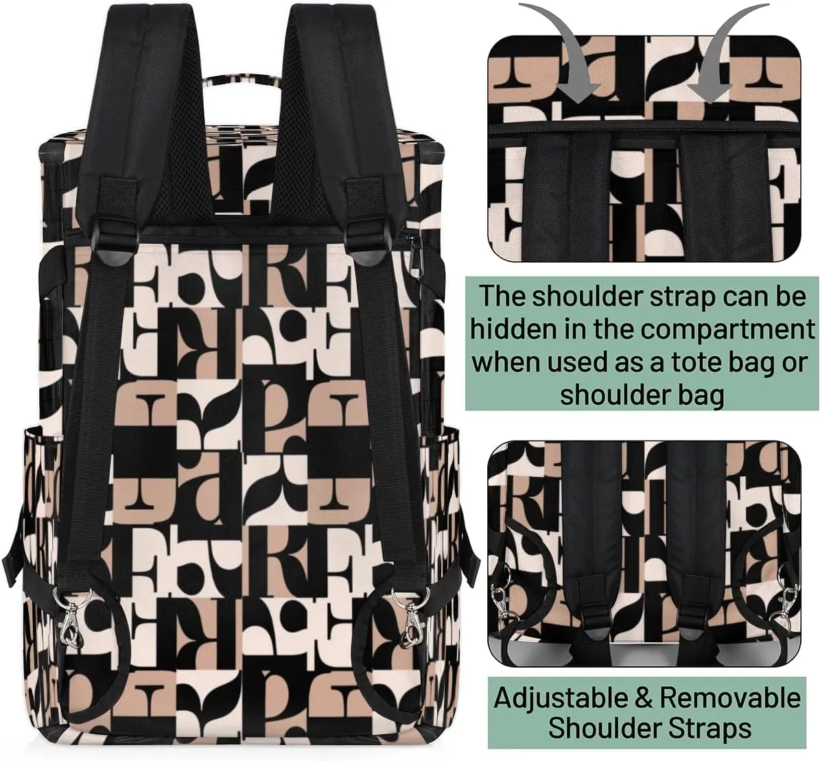 Large Sports Gym Bag With Shoe & Laptop Compartment 47L Waterproof Travel Duffel Bags for Men Women Cartoon English Letter Luggage Backpack Duffle Bag