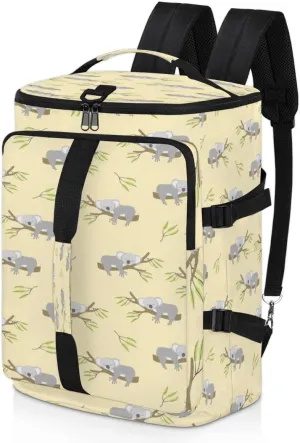 Large Sports Gym Bag With Shoe & Laptop Compartment 47L Waterproof Travel Duffel Bags for Men Women Cartoon Koala Luggage Backpack Duffle Bag